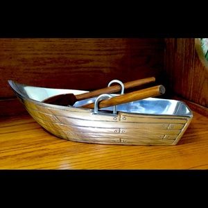Pewter Serving Boat
